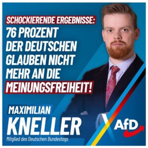 Mehr über den Artikel erfahren Deutsche glauben nicht mehr an die Meinungsfreiheit